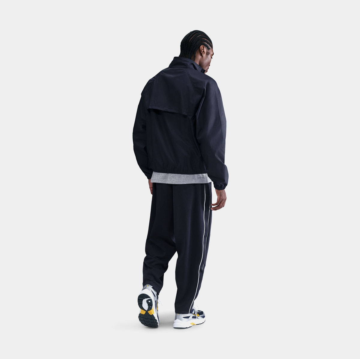 NSW Club Oversized Knit Track Mens Pants (Obsidian/White/White)
