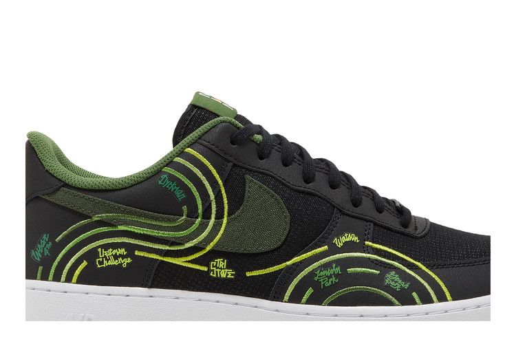 Nike Air Force 1 '07 LV8 'NY vs. NY' — Black/Treeline/White/Carbon Green