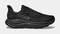 Clifton 10 Womens Running Shoes (Black/Black)