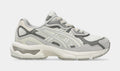 Gel NYC Preschool Running Shoes (Cream/Oyster Grey)