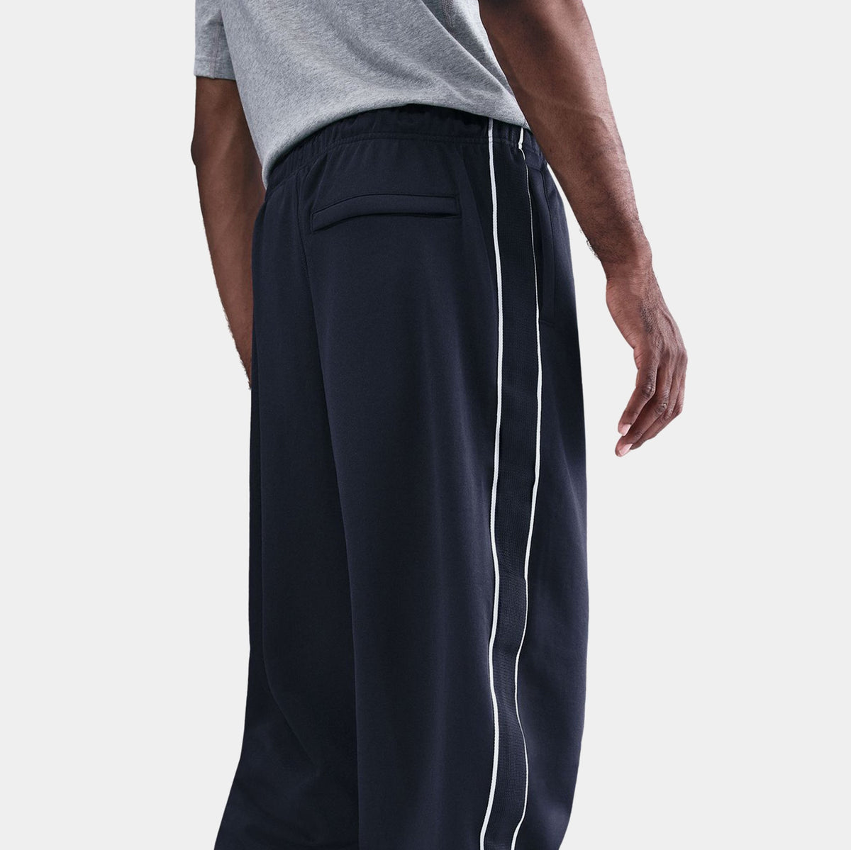 NSW Club Oversized Knit Track Mens Pants (Obsidian/White/White)