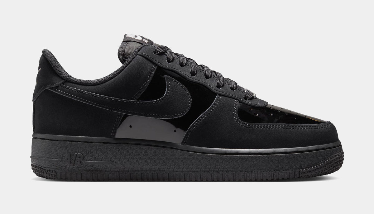 Air Force Street 1 Womens Lifestyle Shoes (Black/Metallic Silver/Anthracite)