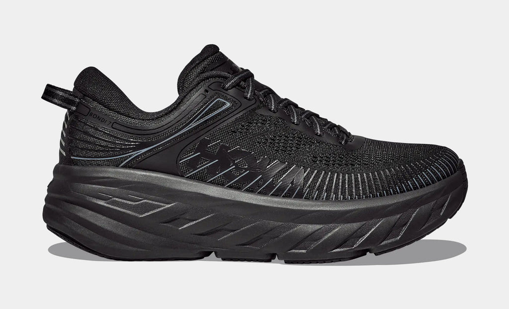 Bondi 7 Mens Running Shoes (Black/Black)