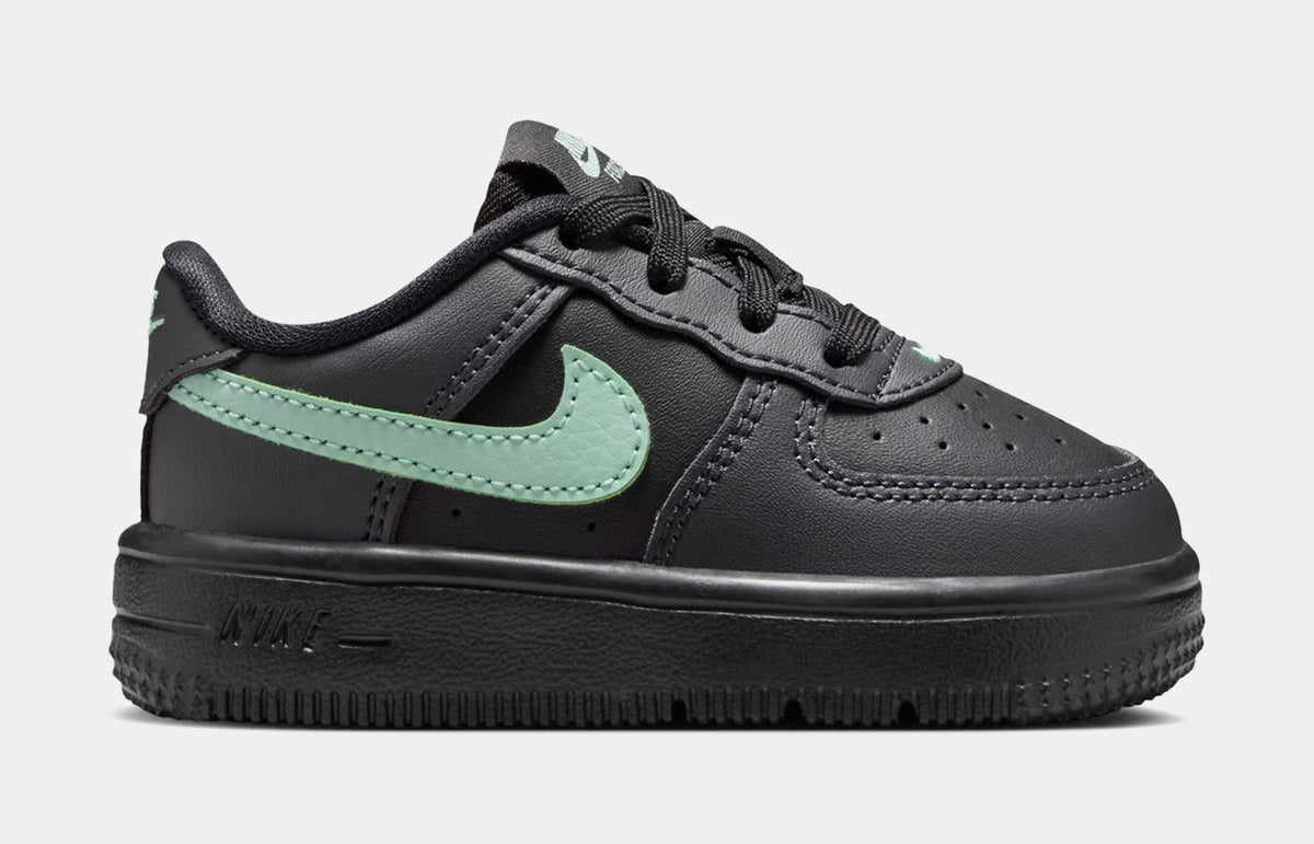 Air Force 1 Low Infant Toddler Lifestyle Shoes (Black/Arctic Green/Anthracite)