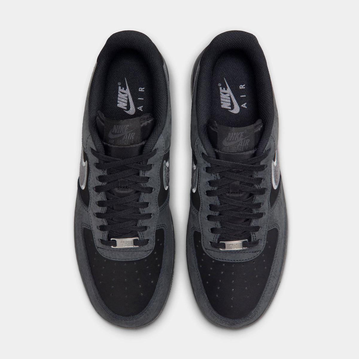 Air Force 1 Low Mens Lifestyle Shoes (Black/Smoke Grey/Dark Smoke Grey)