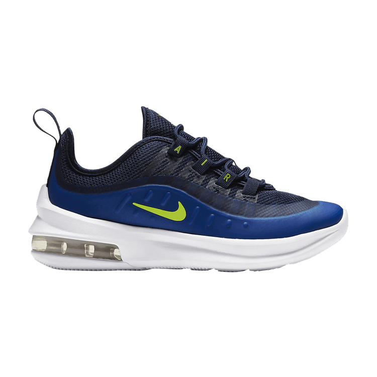 Nike Air Max Axis GS 'Midnight Navy Volt' — Midnight Navy/Astronomy Blue/Volt (AH5223 404)