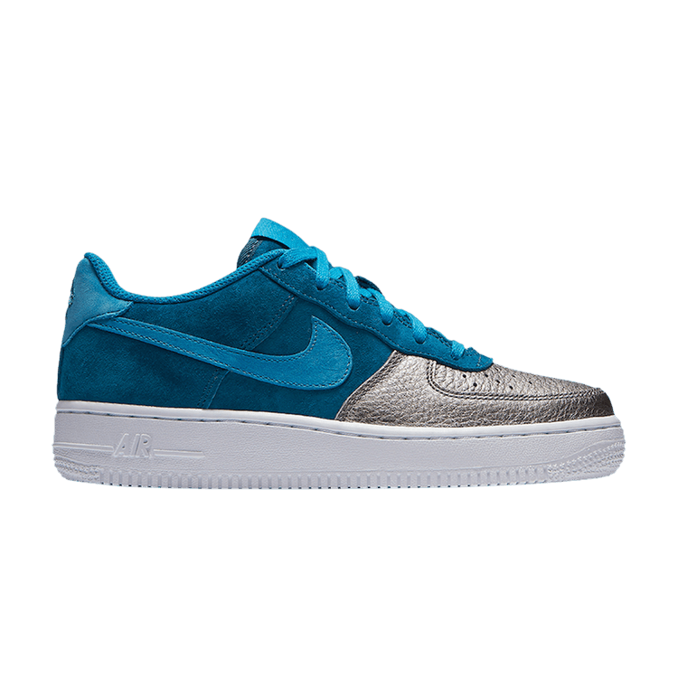 Nike Air Force 1 QS GS 'Green Abyss Metallic Pewter'