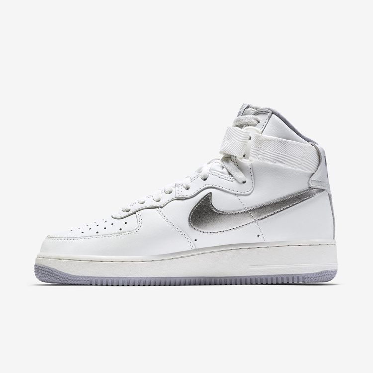 Nike Air Force 1 High Retro QS 'White Silver'