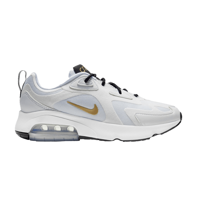 Nike Air Max 200 'White Metallic Gold'