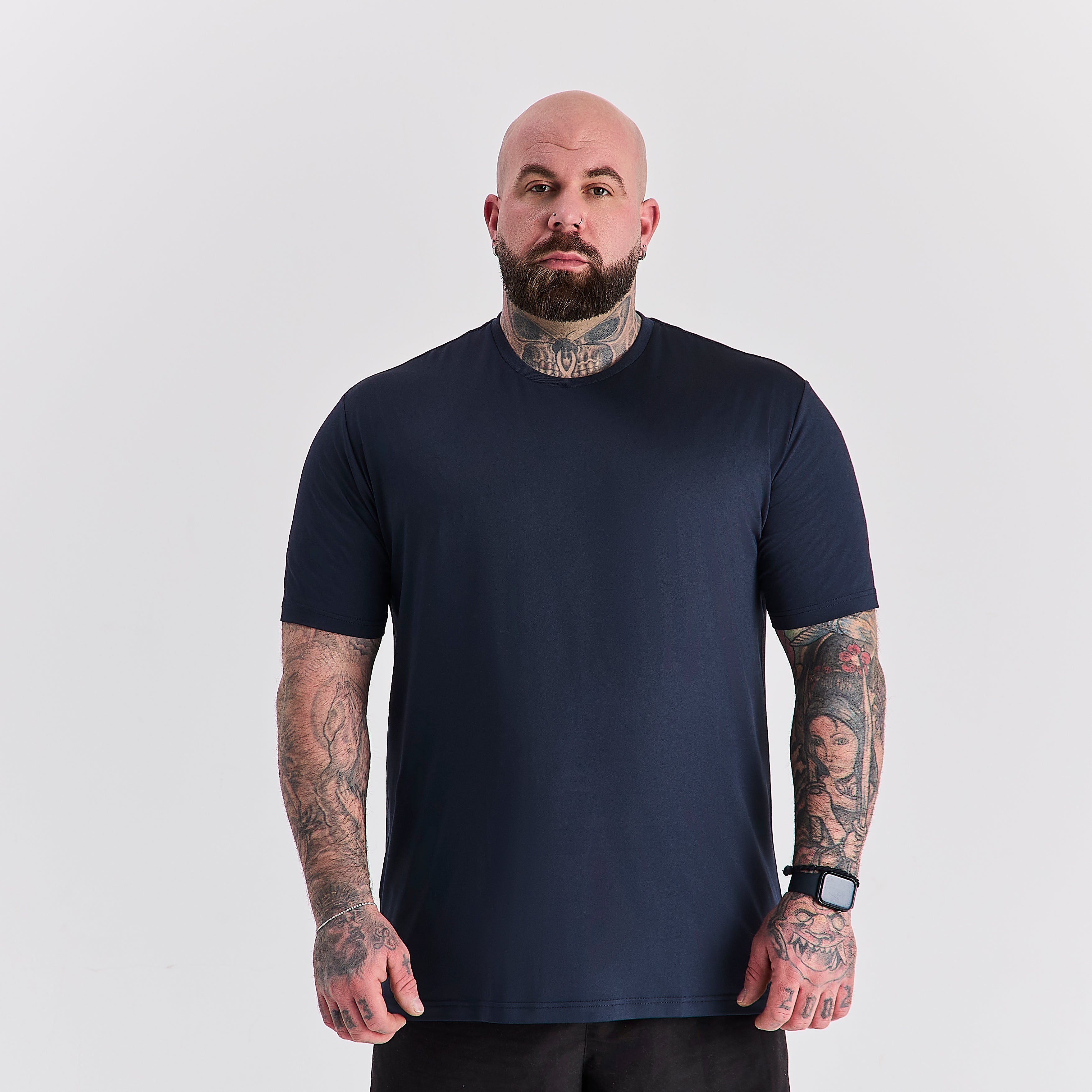 Navy Active Crew Neck