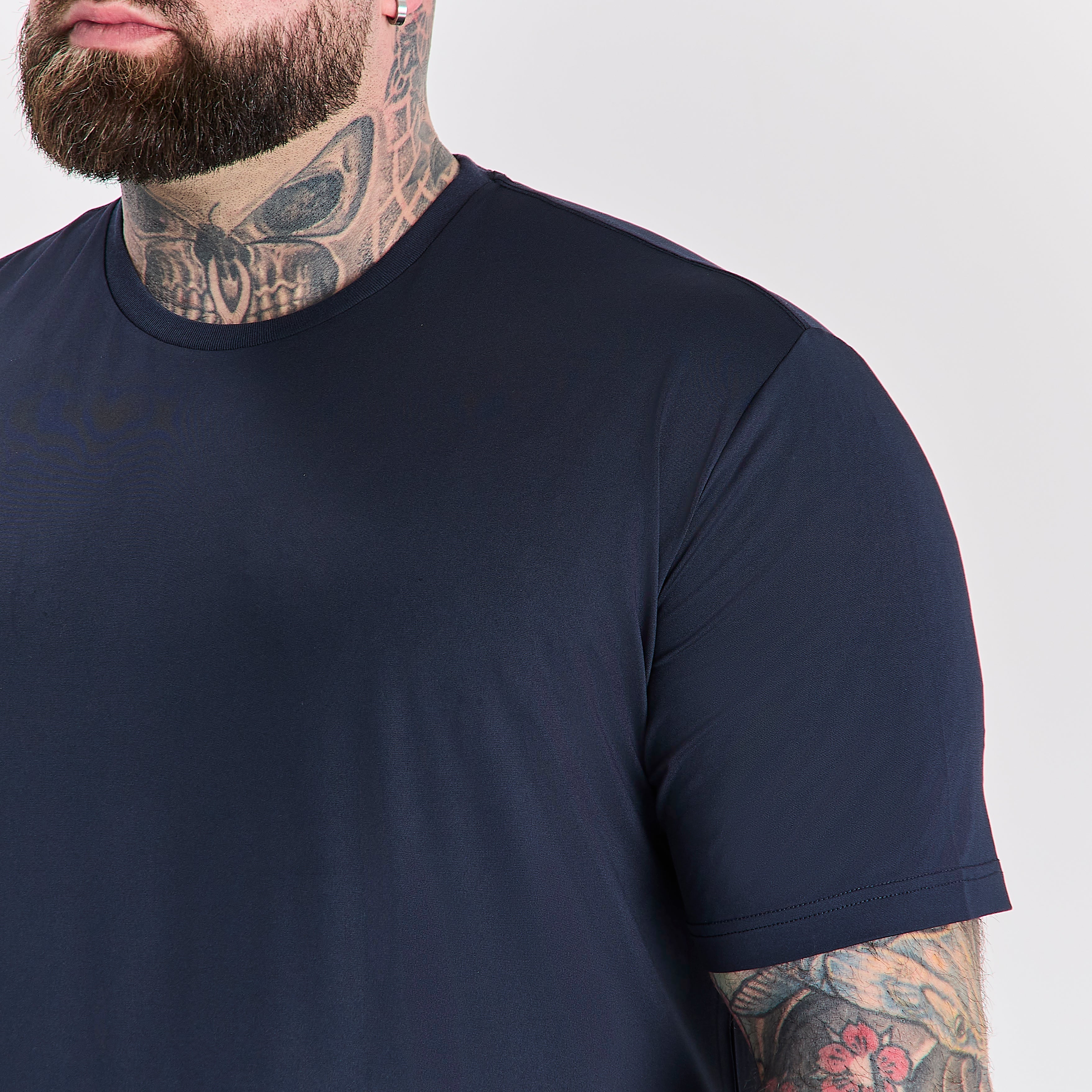 Navy Active Crew Neck