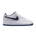 Nike Air Force 1 GS 'White Midnight Navy' — White/Football Grey/Midnight Navy (CT3839 111)