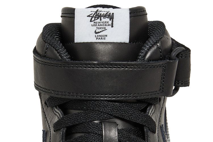 Stussy x Nike Air Force 1 Mid 'Black Snakeskin'