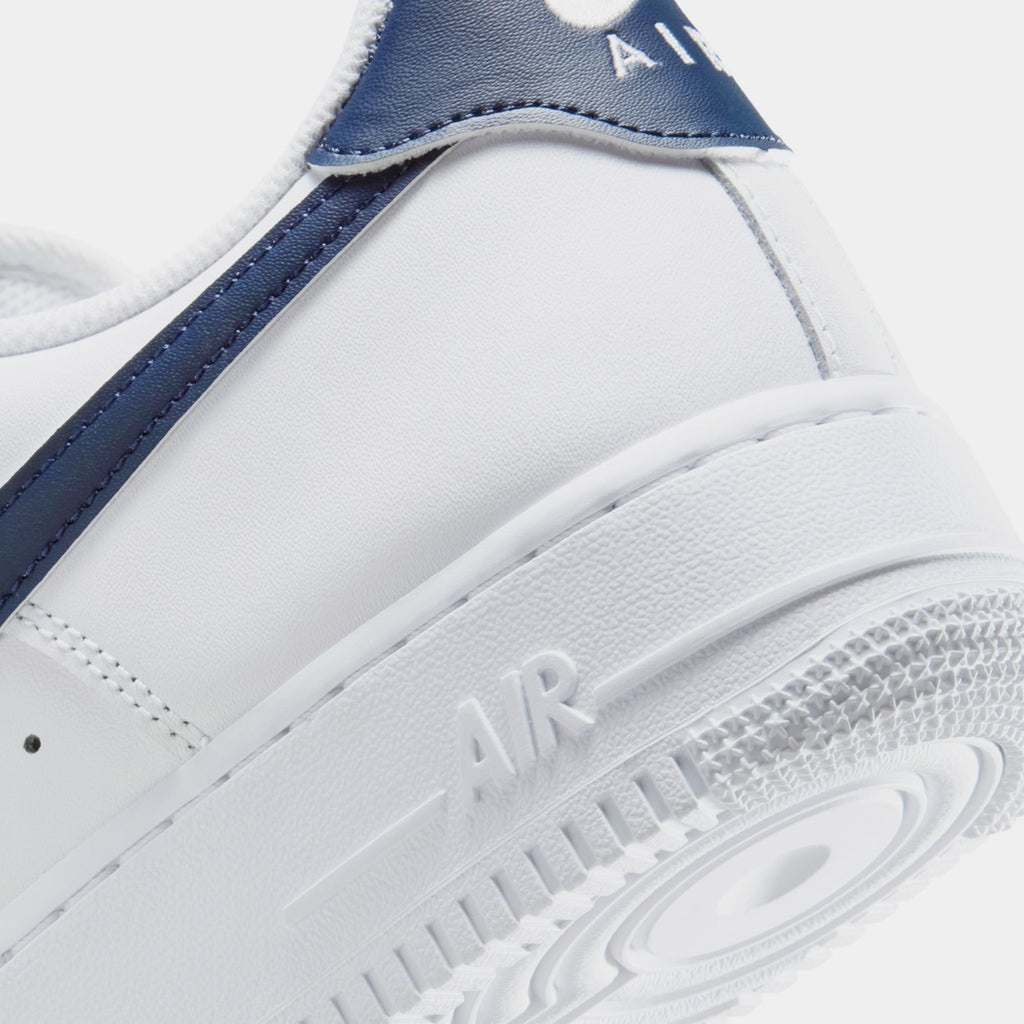 Air Force 1 07 Mens Lifestyle Shoes (White/College Navy)