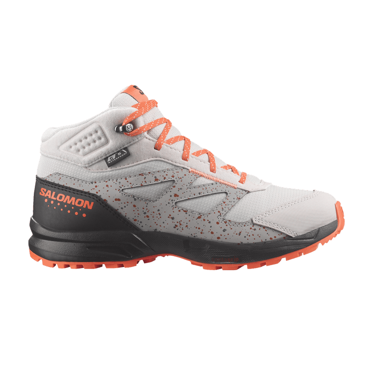 Salomon Outway Mid CSWP Junior 'Lunar Rock Orange Speckled'