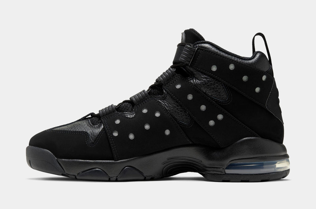 Air Max 2 CB 94 Triple Black Mens Basketball Shoes (Black/Dark Charcoal/Metallic Silver)
