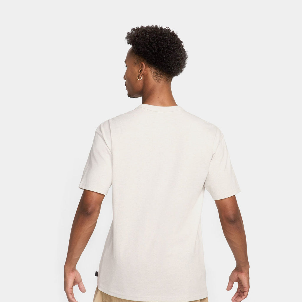NSW Premium Essentials Mens Short Sleeve Shirt (Light Bone/Heather)