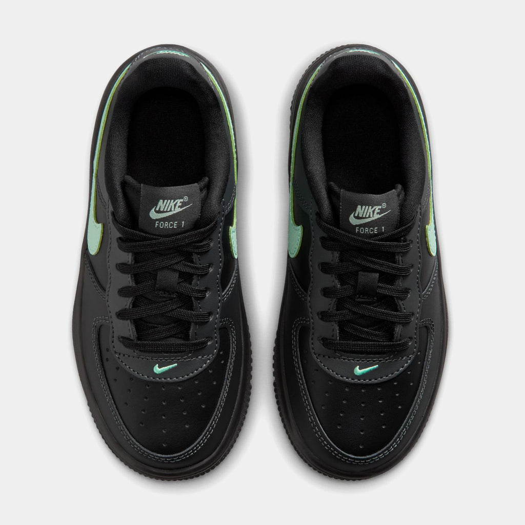 Air Force 1 Low Preschool Lifestyle Shoes (Black/Arctic Green/Anthracite)