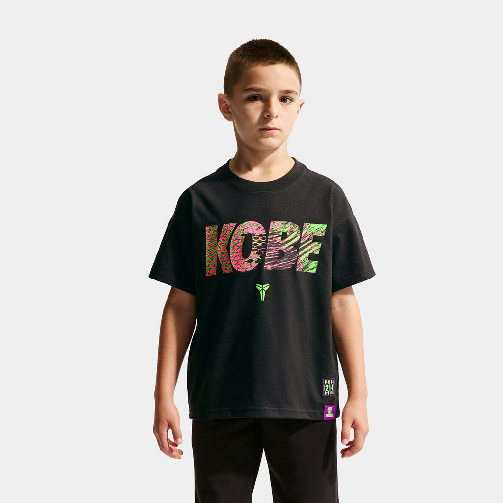Kobe Mambacurial Dri Fit Grade School Short Sleeve Shirt (Black)