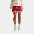Sportswear Chill Knit Mid Rise Womens Shorts (Tought Red/White/White)