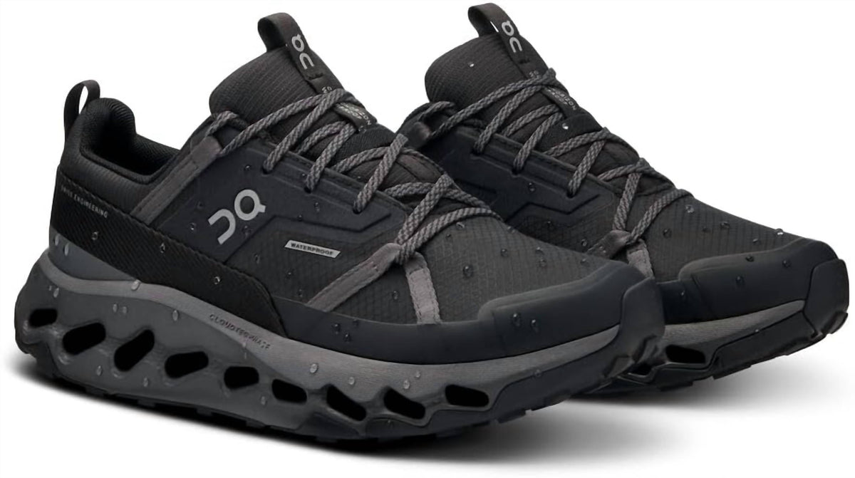 Men's Cloudhorizon Waterproof Hiking Shoes In Black | Eclipse