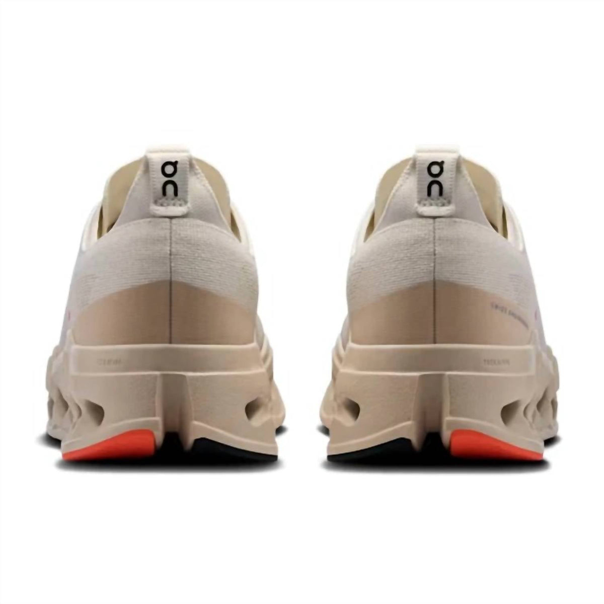 Women's Cloudsurfer Max Running Shoe In Ivory | Salmon