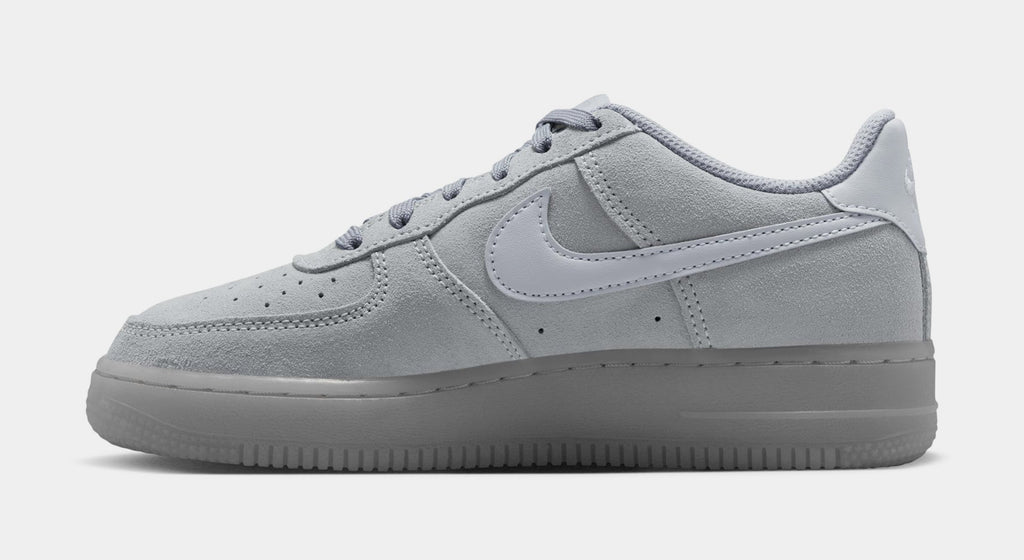 Air Force 1 LV8 3 Grade School Lifestyle Shoes (Wolf Grey/Wolf Grey/Black)