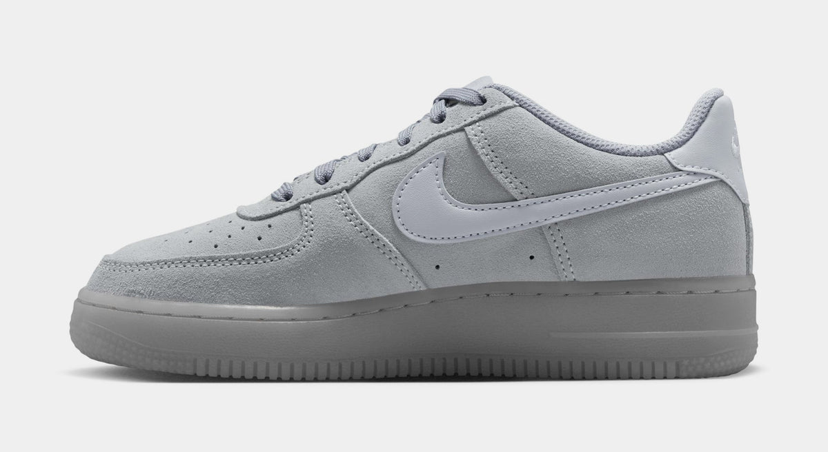 Air Force 1 LV8 3 Grade School Lifestyle Shoes (Wolf Grey/Wolf Grey/Black)