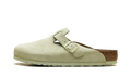 Boston Soft Footbed Suede Leather "Faded Lime" 1027648