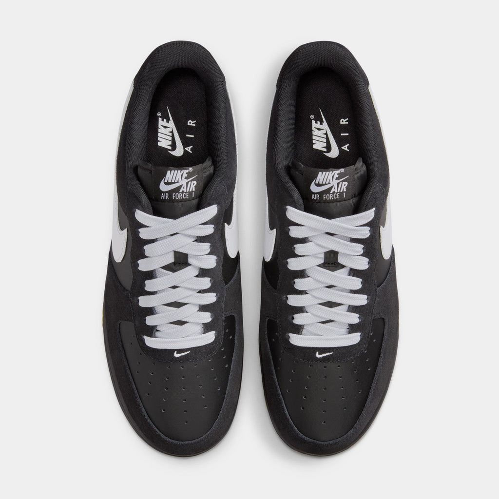 Air Force 1 '07 LV8 Mens Lifestyle Shoes (Black/Gum Light Brown/White)