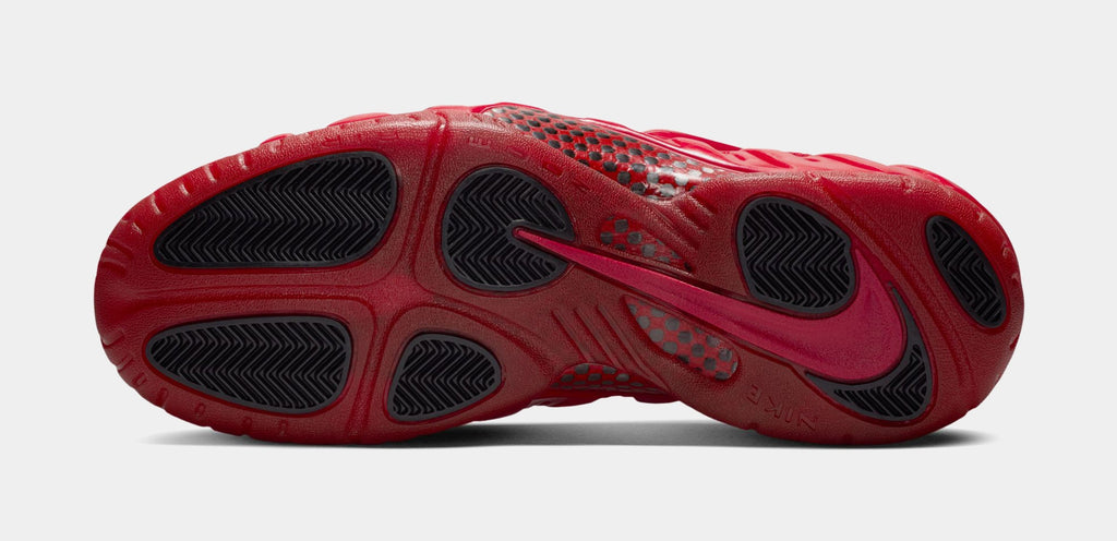 Air Foamposite Pro Gym Red Mens Basketball Shoes (Gym Red/Black)
