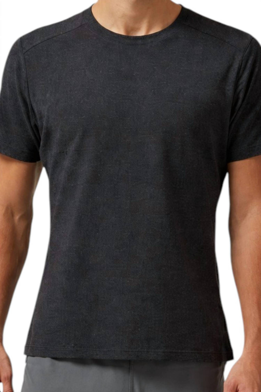 Crewneck Performance Tee In Black