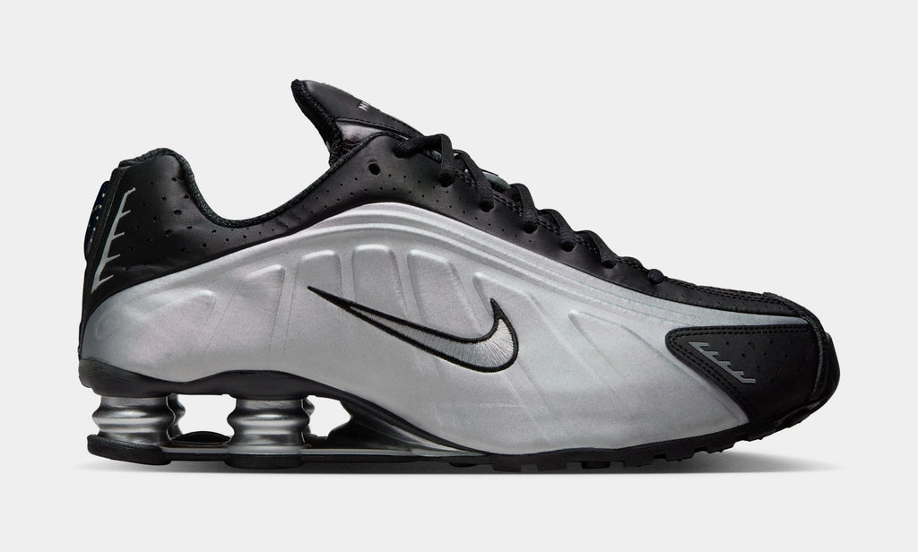 Shox R4 Mens Running Shoes (Metallic Silver/Black/Metallic Silver/Metallic Silver)