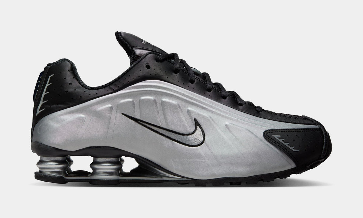 Shox R4 Mens Running Shoes (Metallic Silver/Black/Metallic Silver/Metallic Silver)