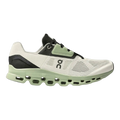 On Cloudstratus Running Sneaker in White Black Green | Men