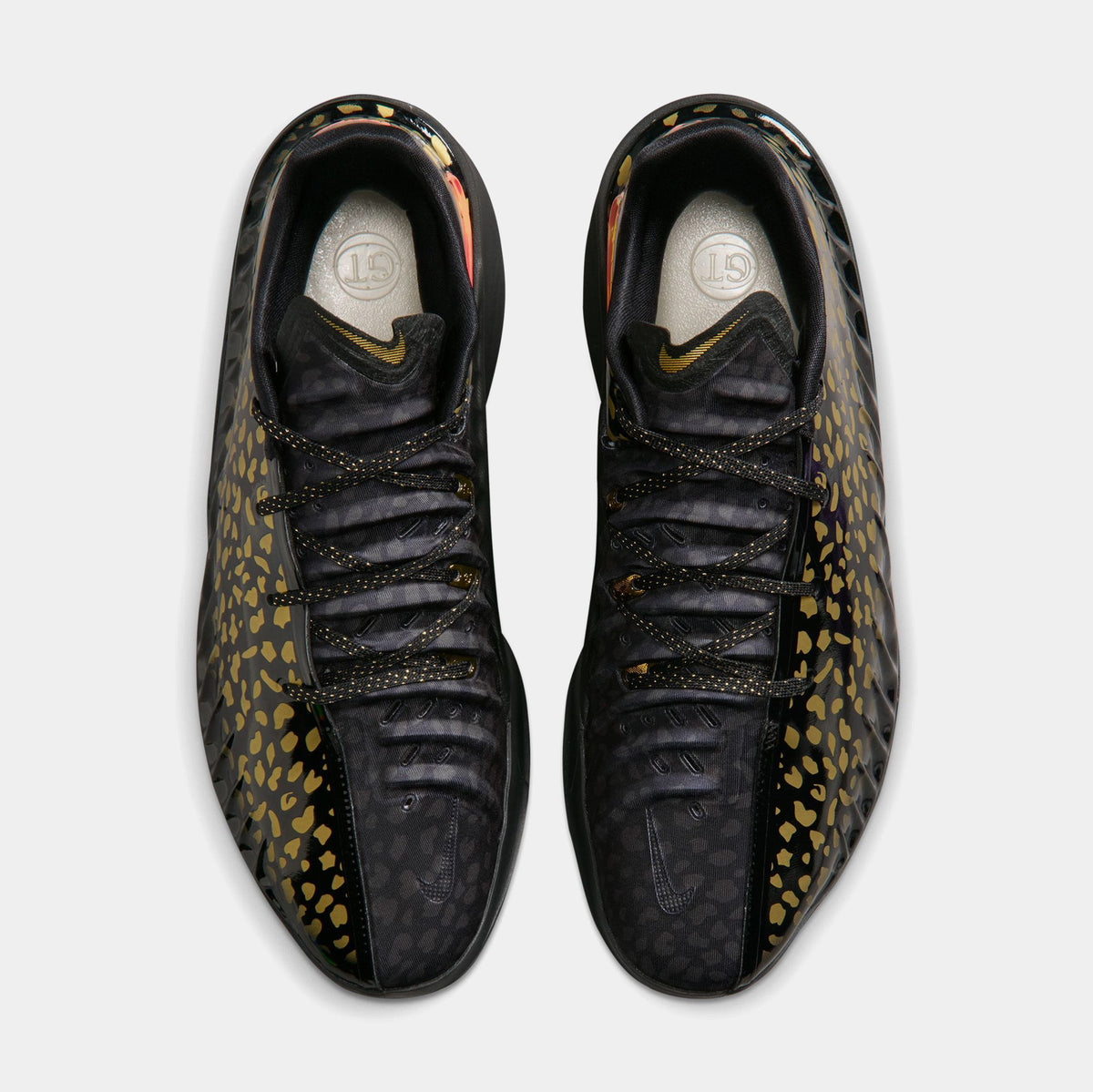 G.T Cut 4 Victor Wembanyama Mens Basketball Shoes (Black/Bright Crimson/Metallic Gold)