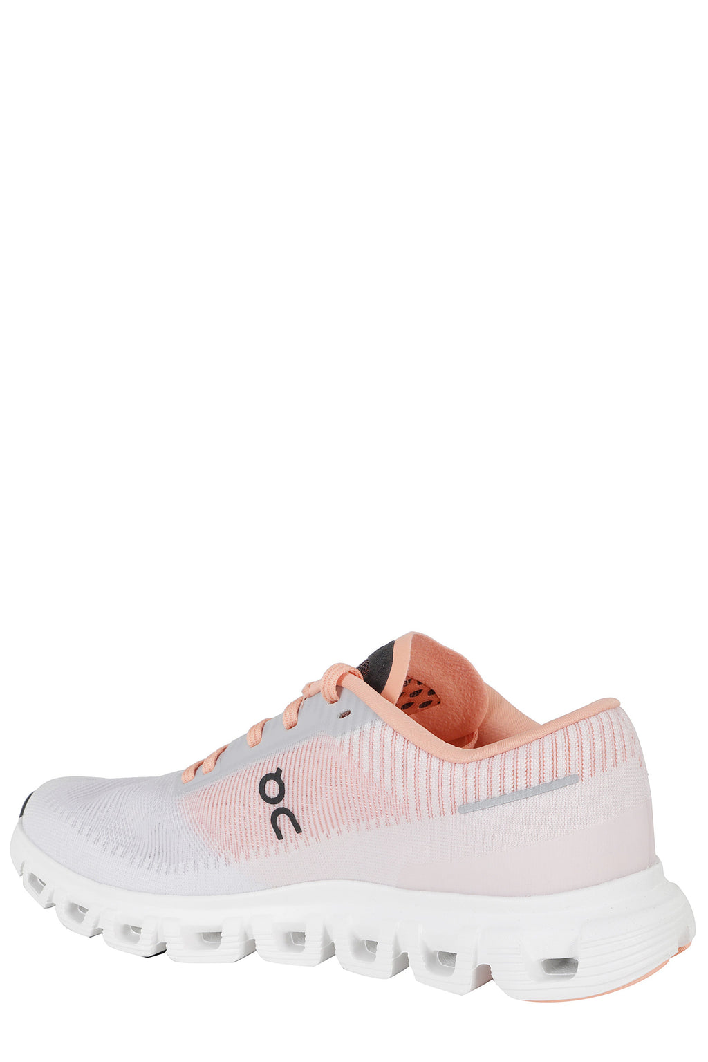 Gray And Orange Cloud 6 Push Polyester Sneakers