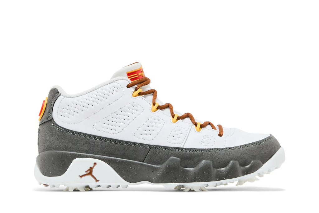 Jordan 9 Low Golf 'US Open' - White/Gold/Grey Colorway