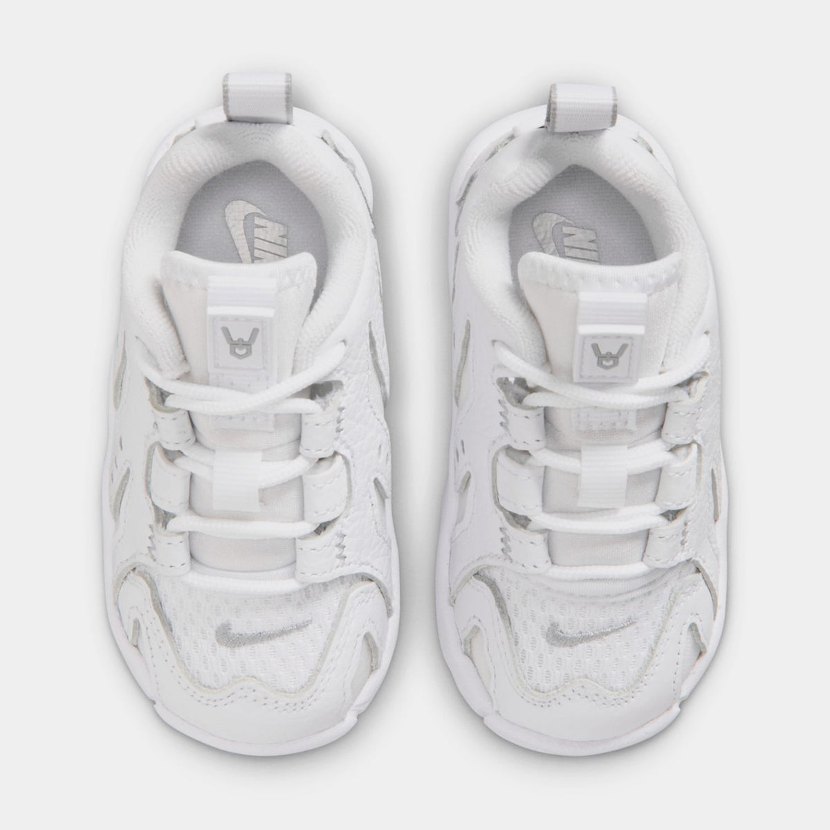 Air DT Max 96 Low Infant Toddler Basketball Shoes (White/Metallic Silver)