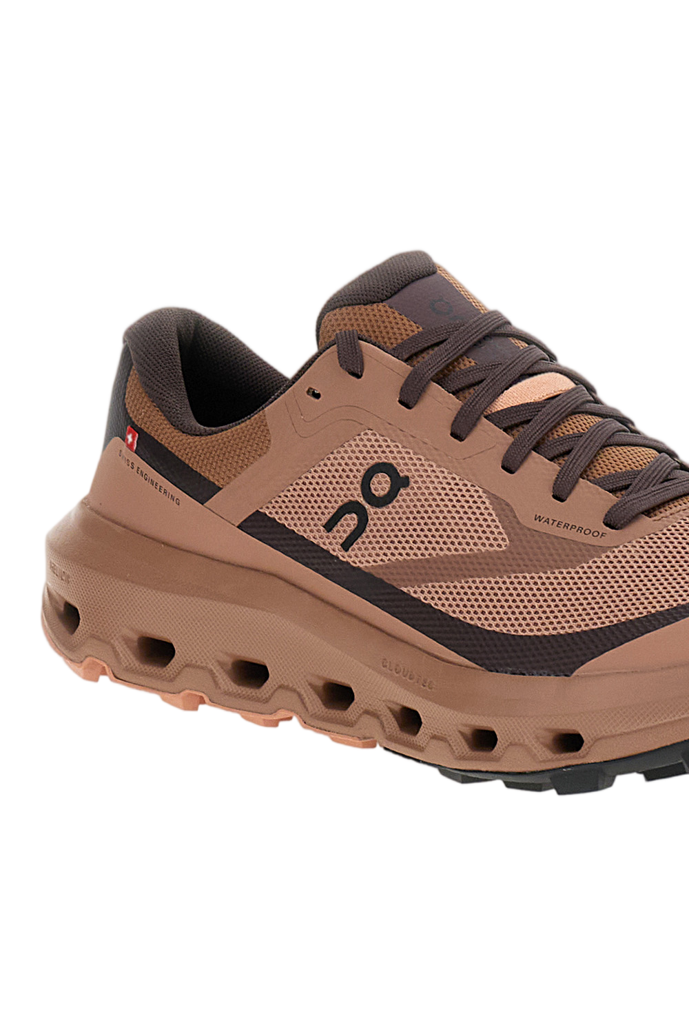 Brown Cloudvista 3 Waterproof Mesh Sneakers
