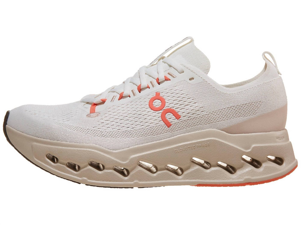 Men's Cloudsurfer Max Running Shoes In Ivory | Salmon