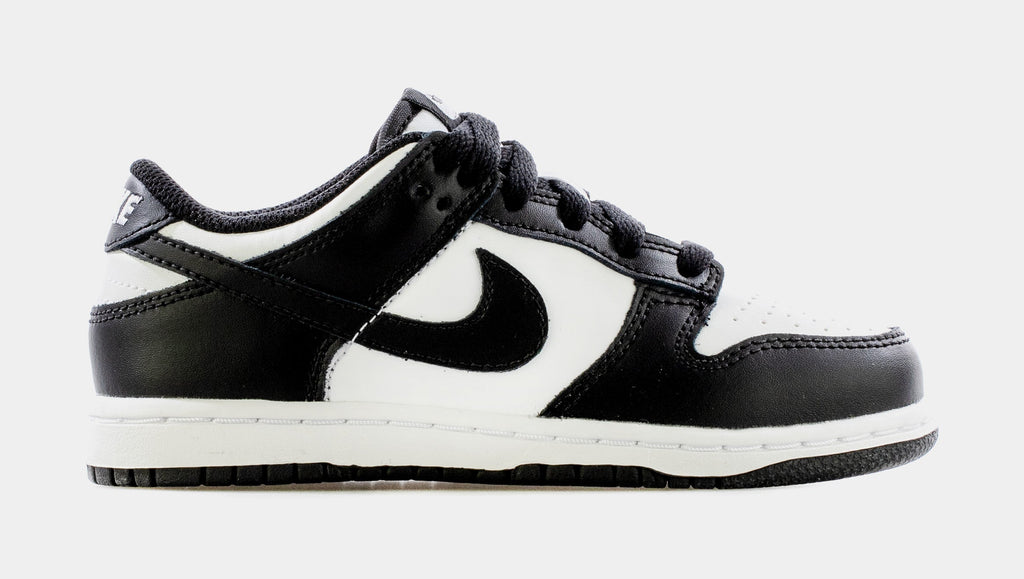 Dunk Low Retro Preschool Lifestyle Shoes (White/Black)