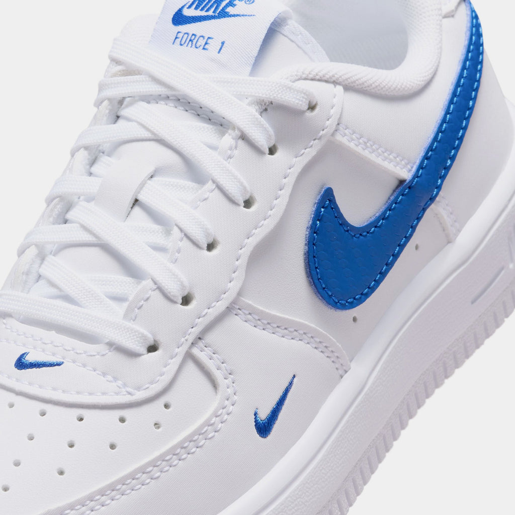 Air Force 1 Tech Essentials Preschool Lifestyle Shoes (White/Game Royal)