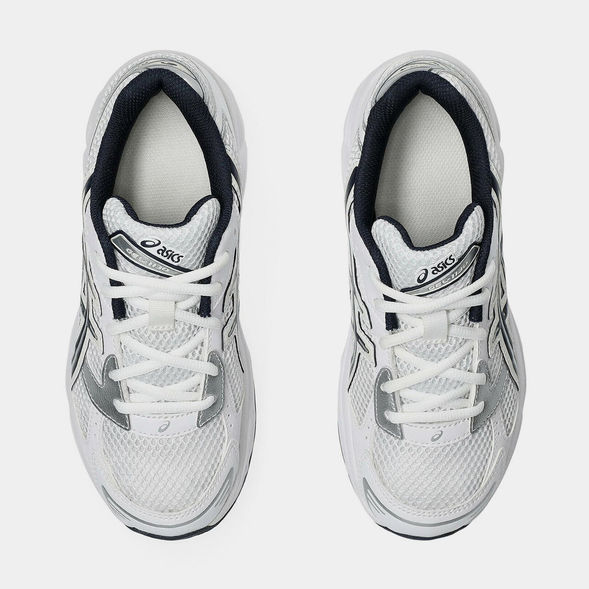 Gel 1130 Preschool Running Shoes (White/Navy)