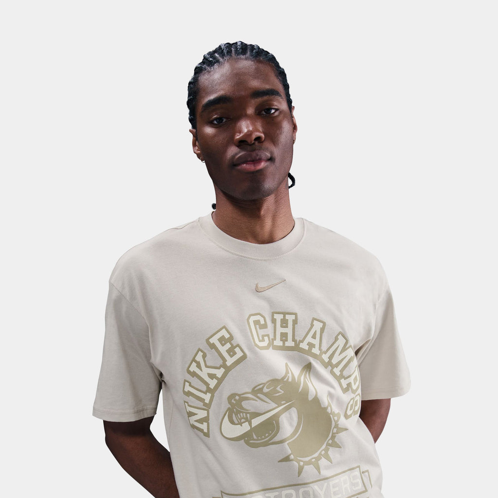 NSW Destroyers Mens Short Sleeve Shirt (Light Bone)