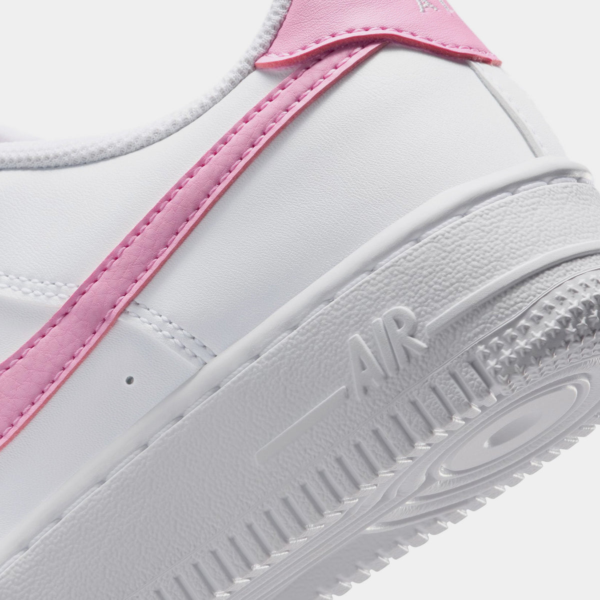 Air Force 1 Low Preschool Lifestyle Shoes (White/Pink Rise)