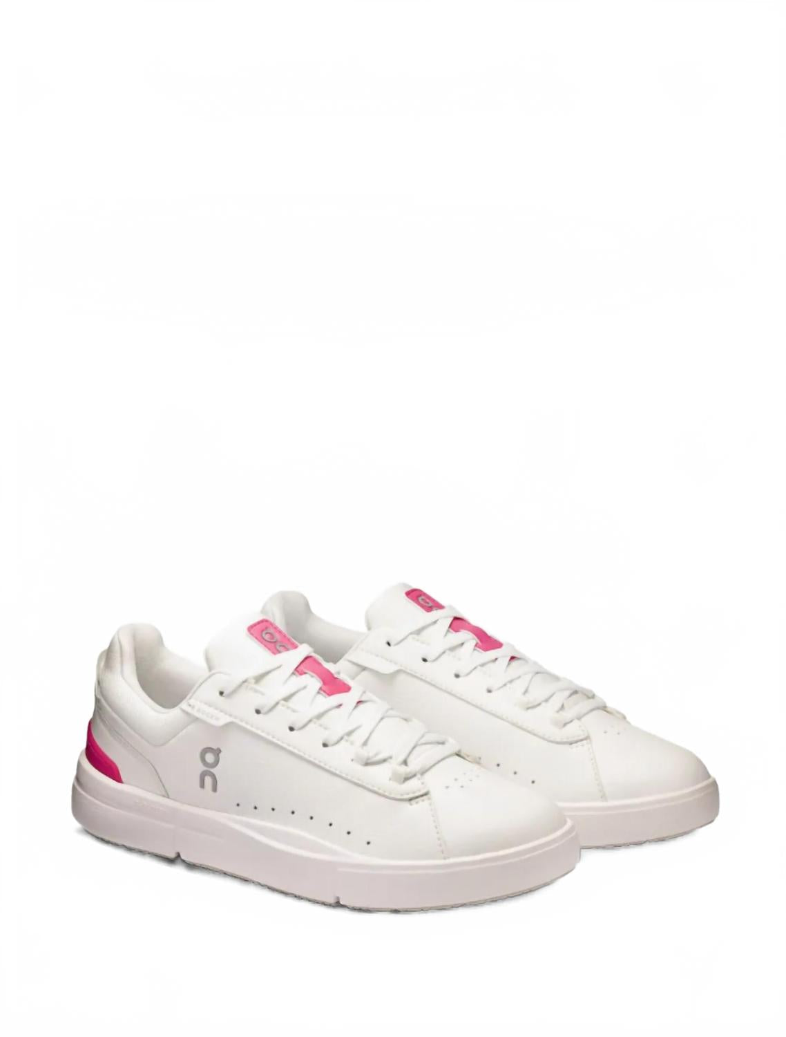 Women's Roger Advantage Sneaker In White/pink