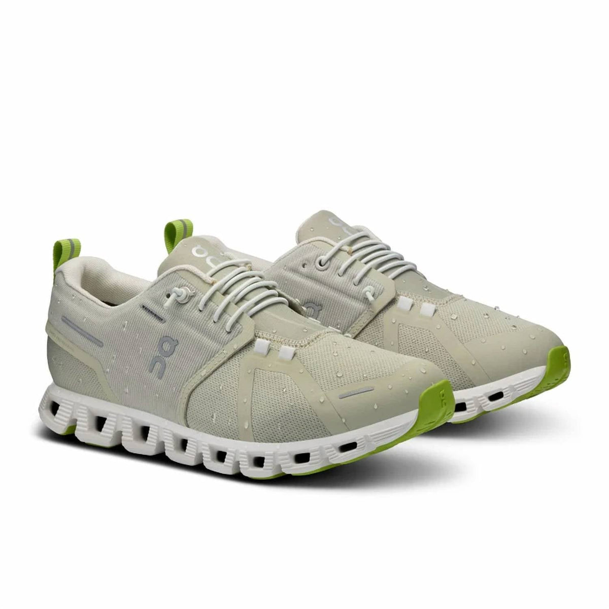 Women's Cloud 5 Waterproof Running Shoes In Chalk/ice