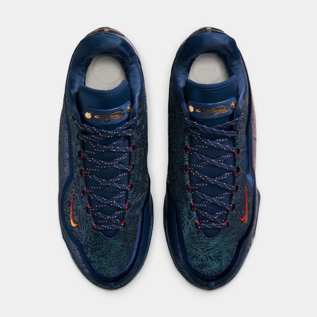 LeBron XXIII Out For Redemption Mens Basketball Shoes (Midnight Navy/Metallic Gold)