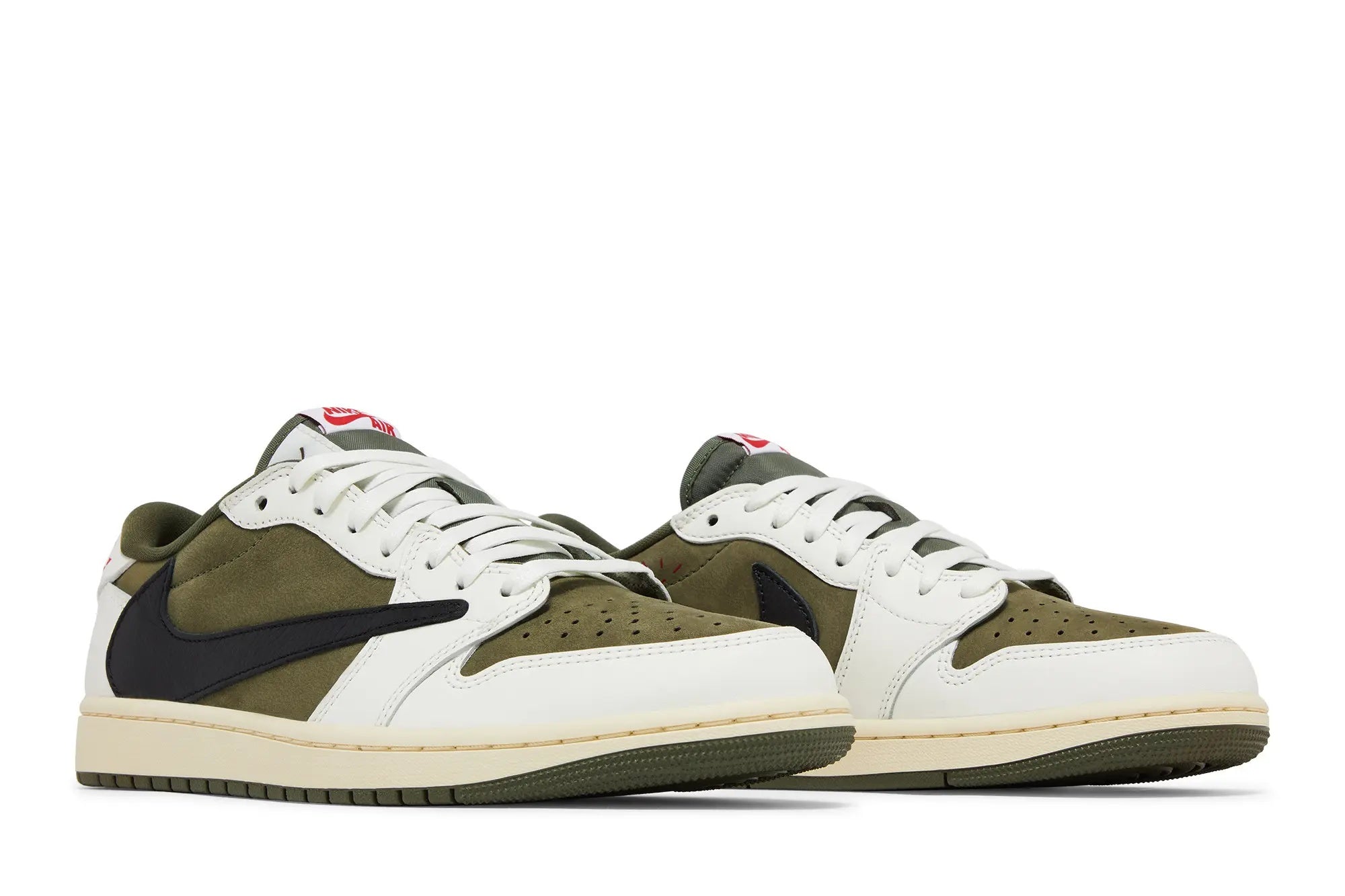 Travis Scott x Jordan 1 Low OG SP 'Reverse Olive' - Limited Collaboration Sneaker